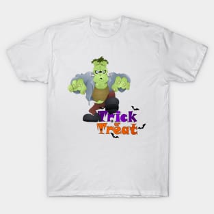 Frankenstein Trick or Treat T-Shirt